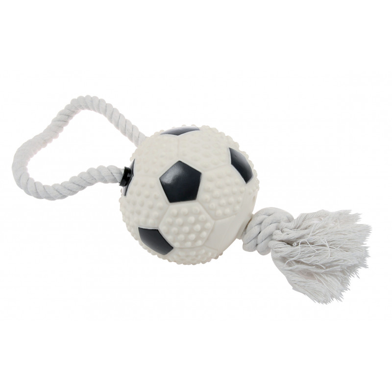 Zolux jouet balle foot + corde 10cm 480778 - ZOLUX 