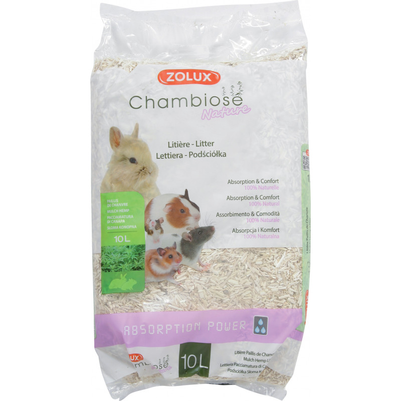 Litière chambiose nature 10l - ZOLUX 