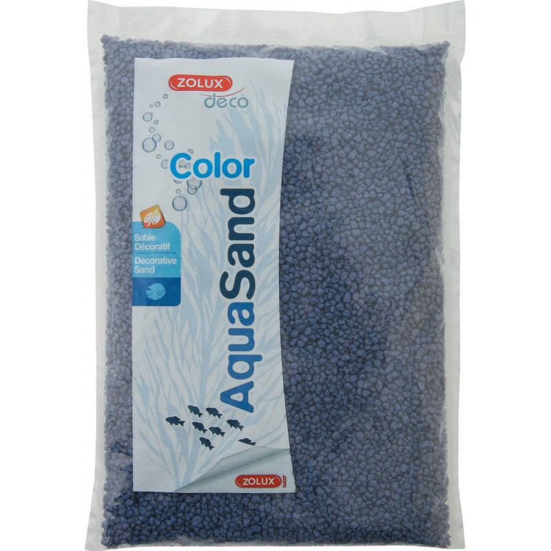 Aquasand color bleu outremer 1kg - ZOLUX 