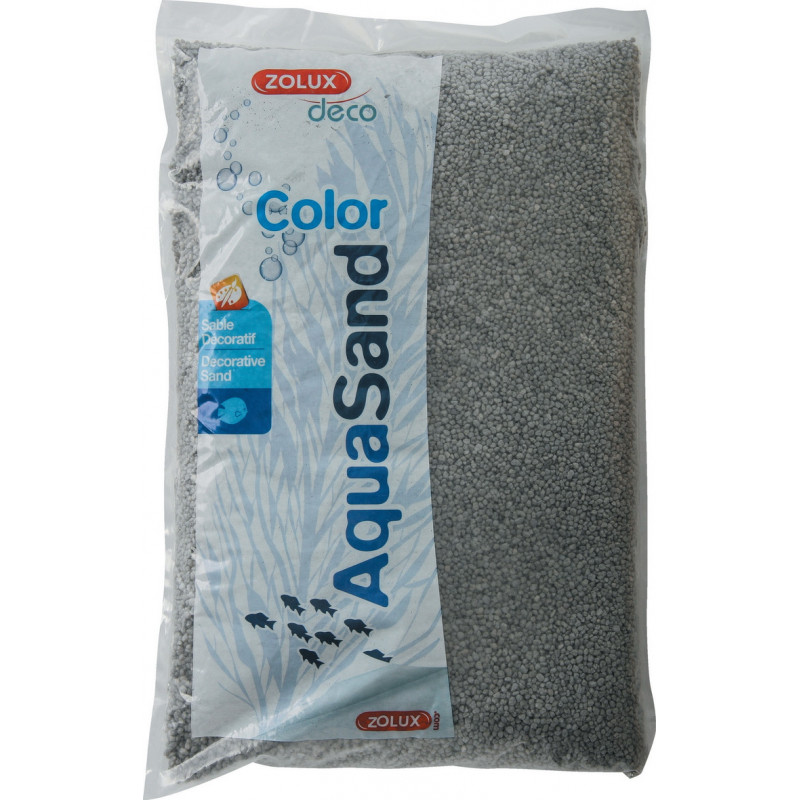 Aquasand color gris silex 5kg - ZOLUX 