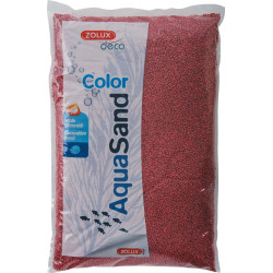 Aquasand color rouge framboise 5kg - ZOLUX 