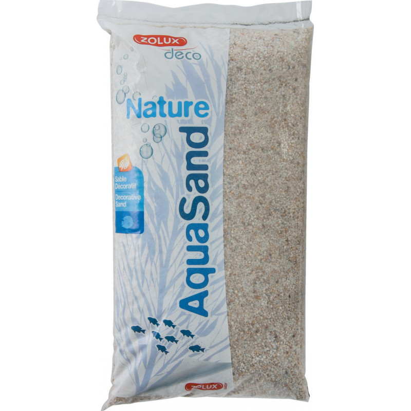 Aquasand naturel quartz blanc 12kg - ZOLUX 