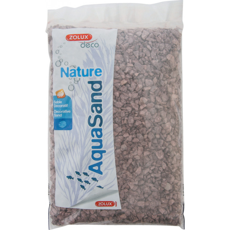 Aquasand naturel gres rouge 1kg - ZOLUX 