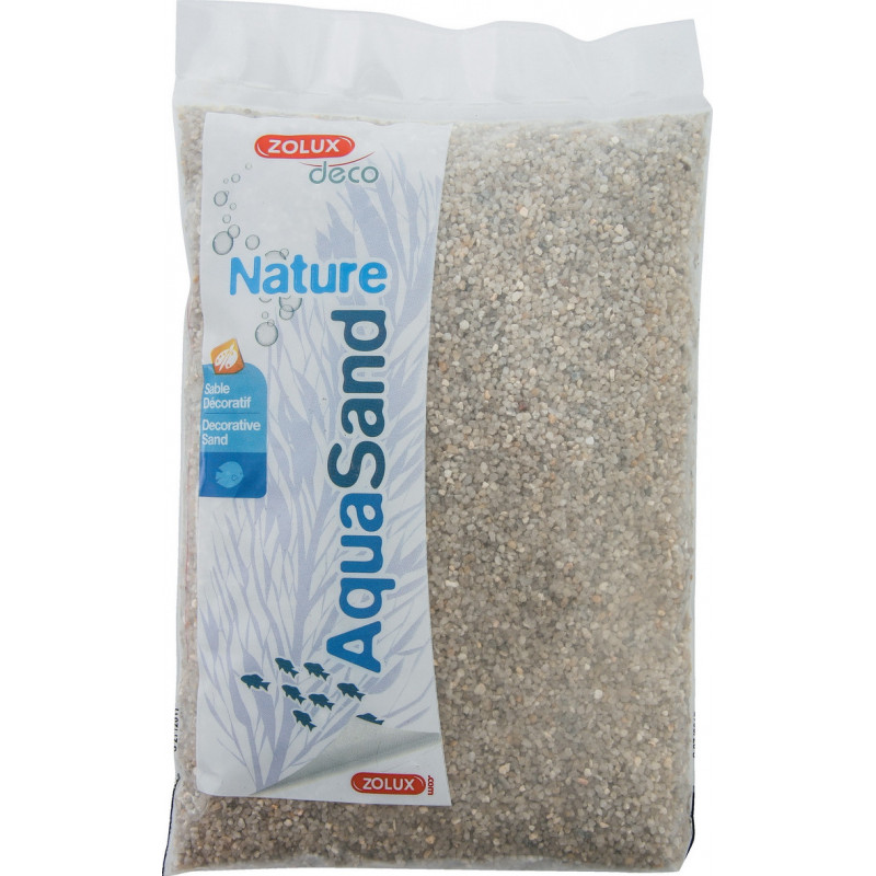 Aquasand naturel quartz moyen 1kg - ZOLUX 