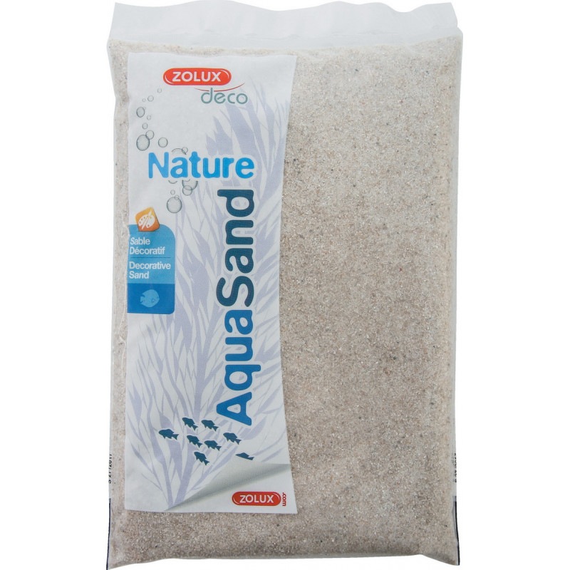 Aquasand naturel quartz fin 1kg - ZOLUX 