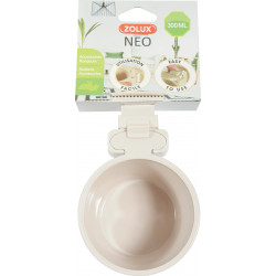 Mangeoire plast neo 300ml beige - ZOLUX 