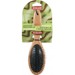 Brosse double bambou m - ZOLUX 