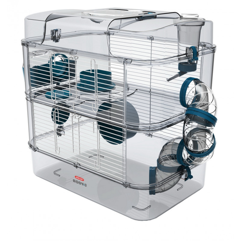 Cage rody 3 duo bleu - ZOLUX 