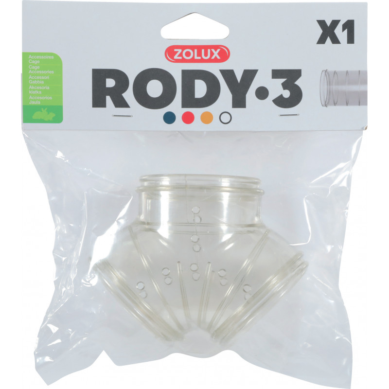 Tube y rody gris transparent - ZOLUX 