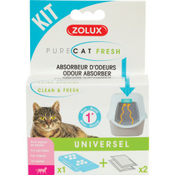 Kit anti-odeurs pure catfresh - ZOLUX 