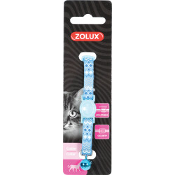 Collier nylon ethnic  reglable bleu - ZOLUX 