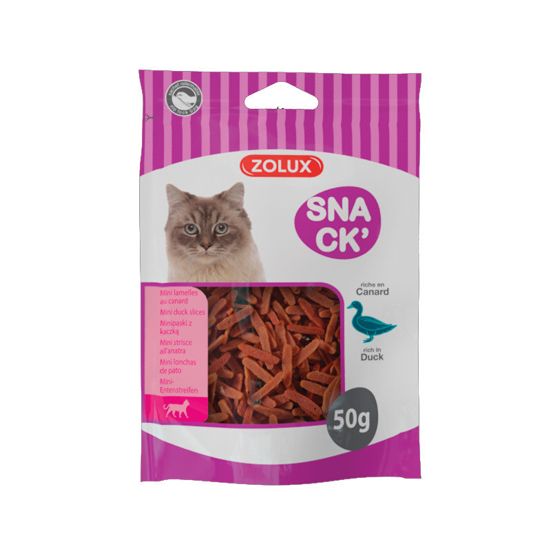 Mini lamelles canard chat 50g - ZOLUX 