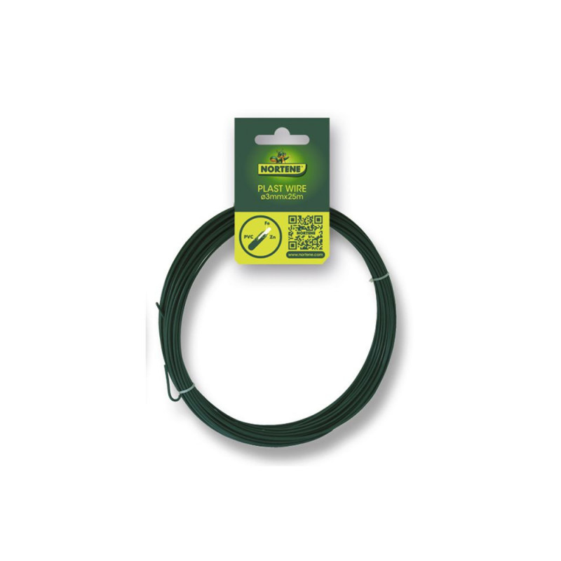 Fil plast wire 1.2mm 25m fer vert - NORTENE 