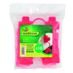 Clips tomato x10 d16mm rouge - NORTENE 