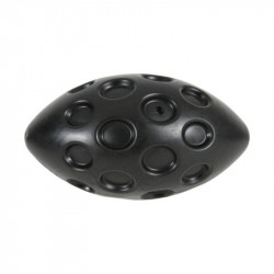 Jouet TPR ovale 18 cm noir - ZOLUX