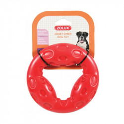 Jouet TPR anneau 14 cm rouge - ZOLUX