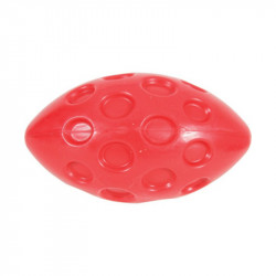 Jouet TPR ovale 14 cm rouge...