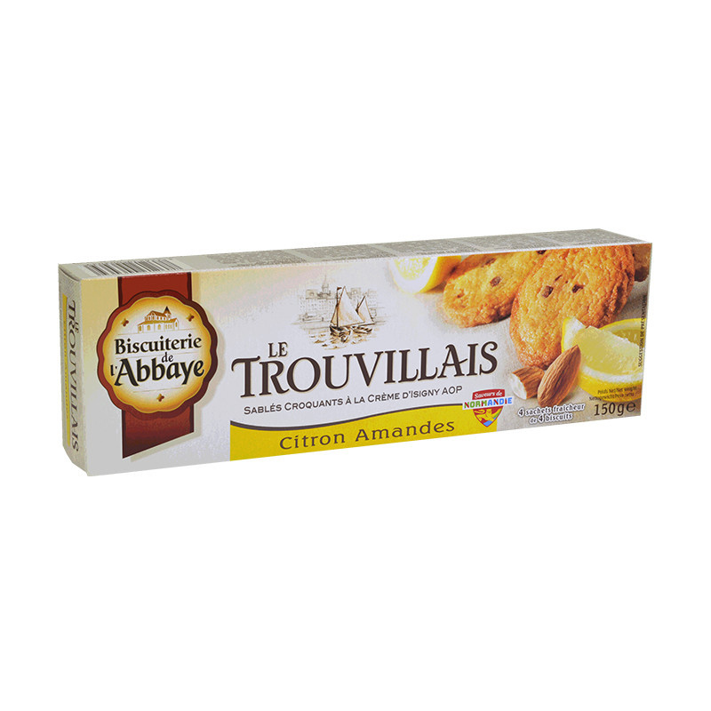 Etui Trouvillais Citron/Amandes - BISCUITERIE DE L'ABBAYE 