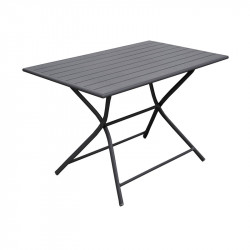 Guéridon pliant Globe 110x70cm grey - PROLOISIRS