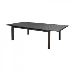 Table extensible Louisiane 187/247cm graphite - ALIZE 