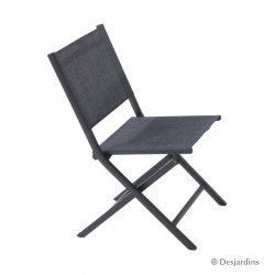 Chaise pliante Censo gris -...