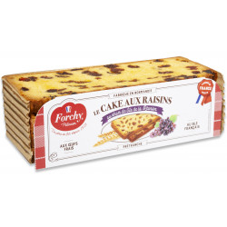 CAKE RAISINS 4 tranches 275 g - FORCHY PATISSIER 