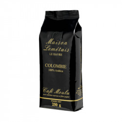 Café Colombie moulu 100% Arabica en 250 g - MAISON LEMETTAIS TORREFACTEUR 