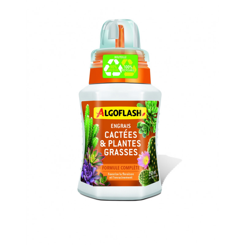 Engrais cactées plantes grasses 250ml - ALGOFLASH 