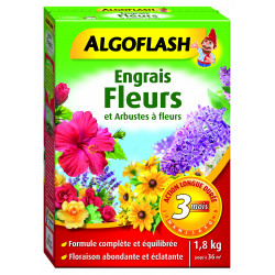 Engrais fleurs&arbust. fleur. act. prolongée 1.8 - ALGOFLASH 