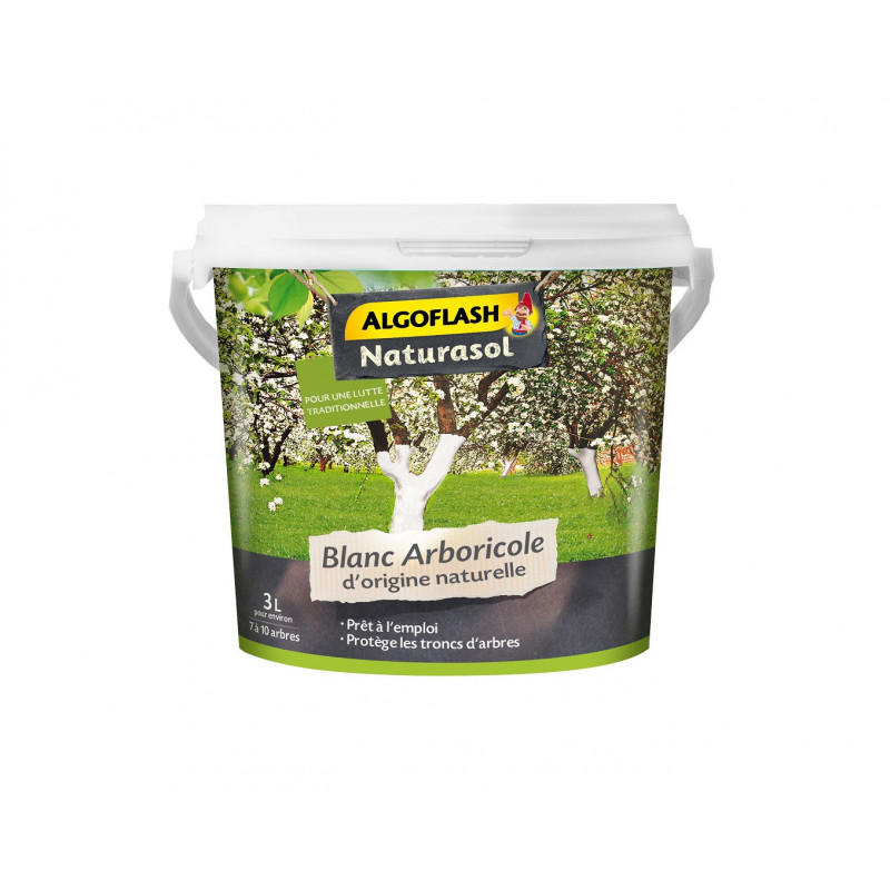 Blanc arboricole seau 3l - ALGOFLASH 