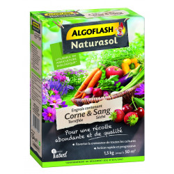 Engrais corne torréfiée&sang séché 1.5kg - ALGOFLASH 