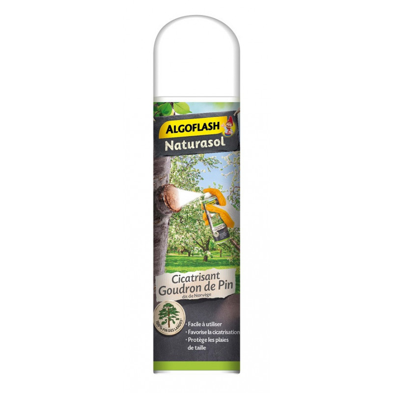 Cicatrisant goudron pin aérosol 300ml - ALGOFLASH 