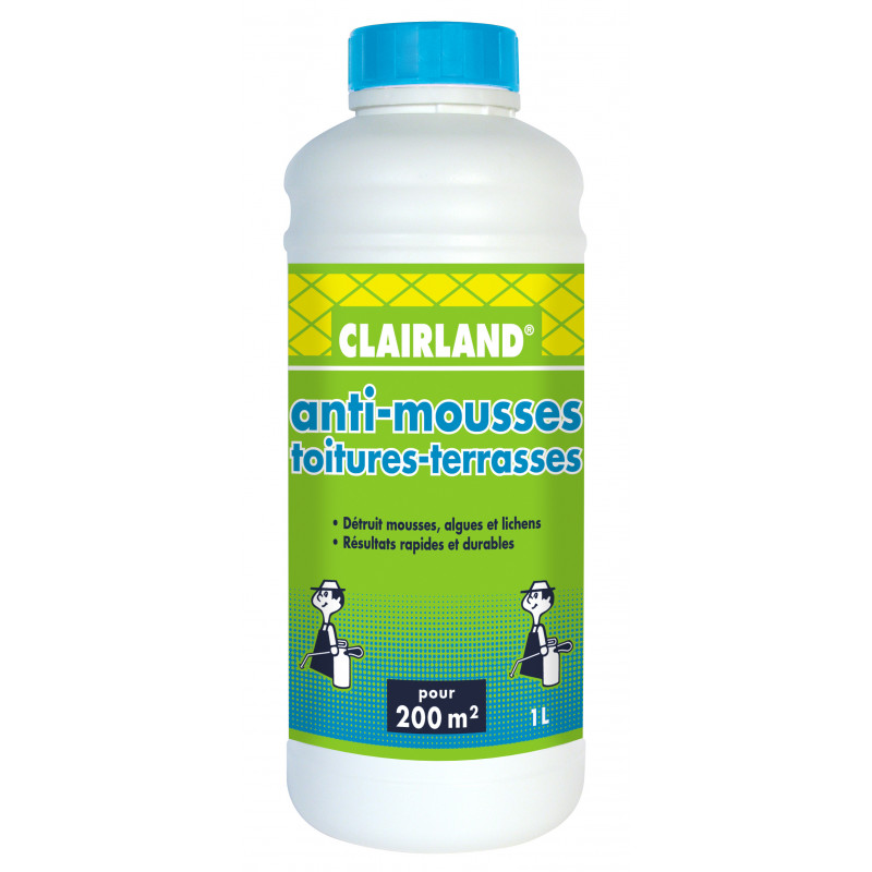 Anti-mousses algues&lichens 1l - CLAIRLAND 