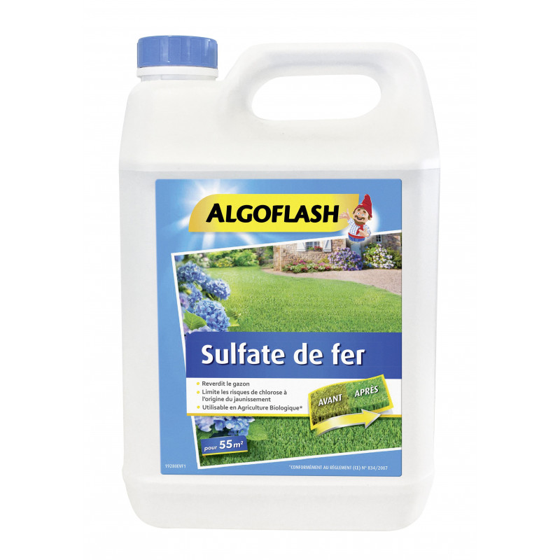 Sulfate de fer liquide 5l - ALGOFLASH 