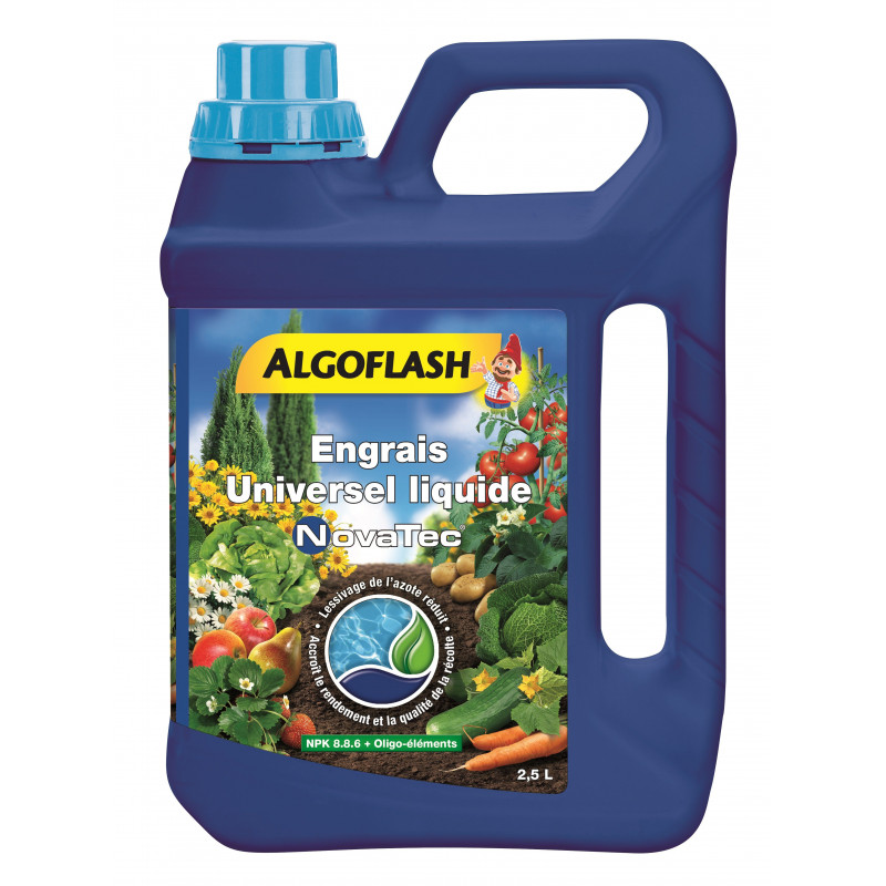 Engrais bleu universel liquide 2.5l - ALGOFLASH 