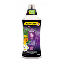 Engrais plantes medici& aromatiq floraison 500ml - ALGOFLASH 