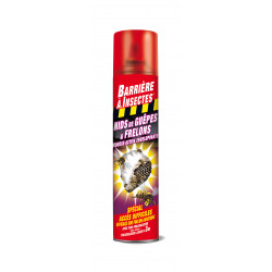 Spécial nid guêpe/frelon aérosol 300ml - BARRIERE A INSECTES 