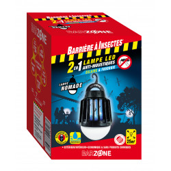 Lampe moustiques nomade 2en1 - BARRIERE A INSECTES