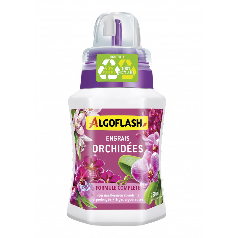 Engrais orchidées 250ml - ALGOFLASH 