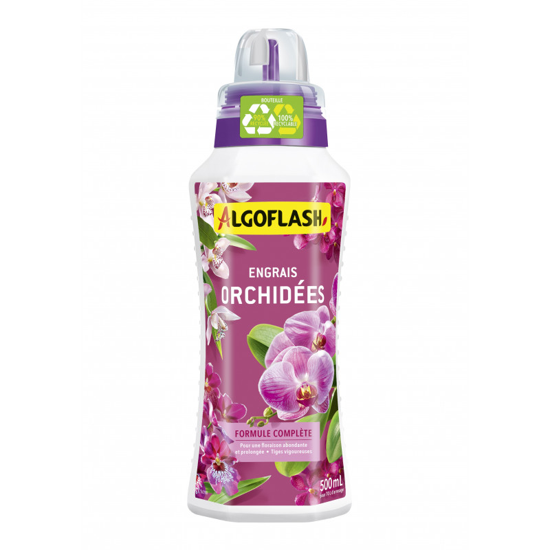 Engrais orchidées 500ml - ALGOFLASH 