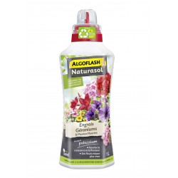 Engrais liquide géraniums et plantes fleuries 1l - ALGOFLASH 