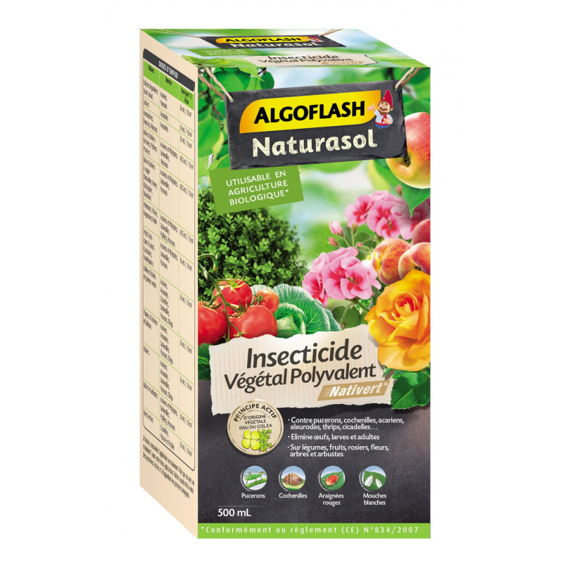 Insecticide végétal polyvalent 500ml - ALGOFLASH 