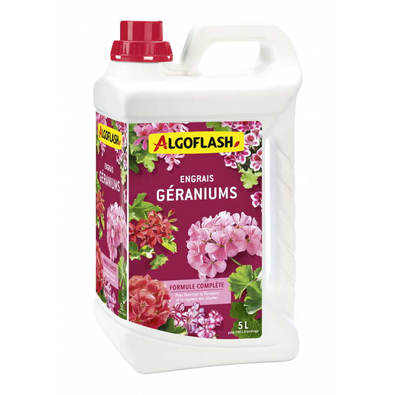 Engrais géraniums 5l - ALGOFLASH 