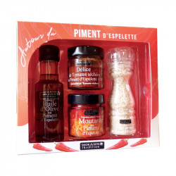 Coffret gourmand 4 produits bio Savor et Sens : Huiles bio SAVOR