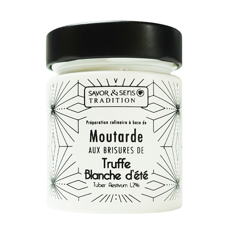 Moutarde pot blanc 130g - SAVOR ET SENS 