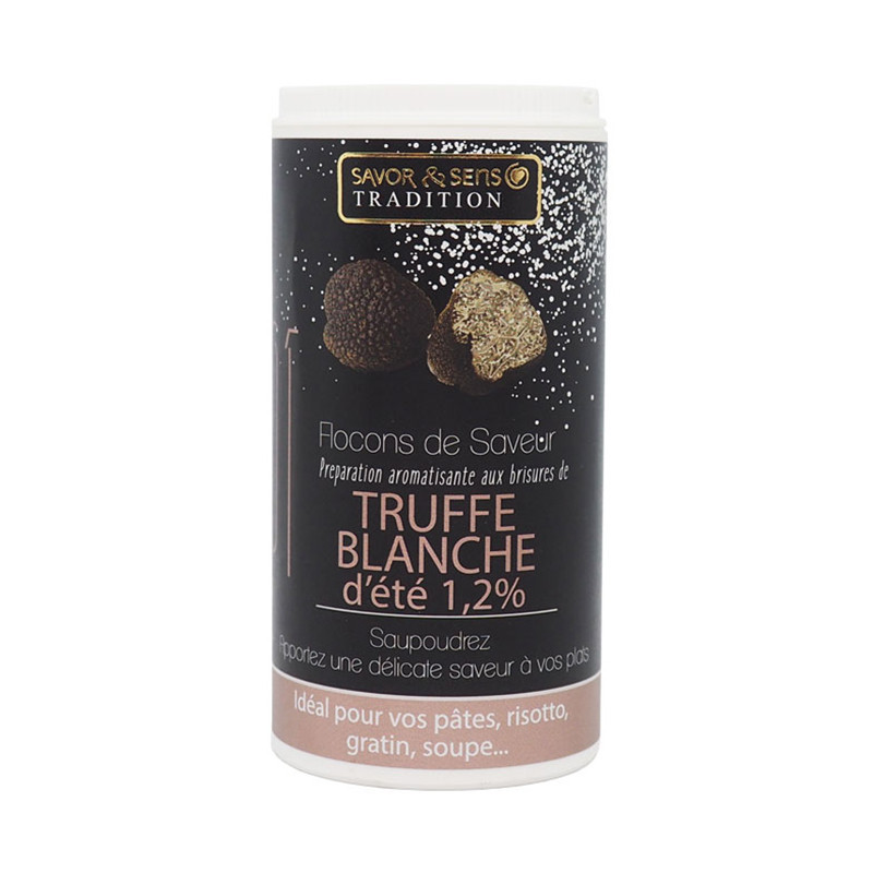 Saupoudreur aux Brisures de Truffe Blanche d'Eté 80g - Cellier du Périgord