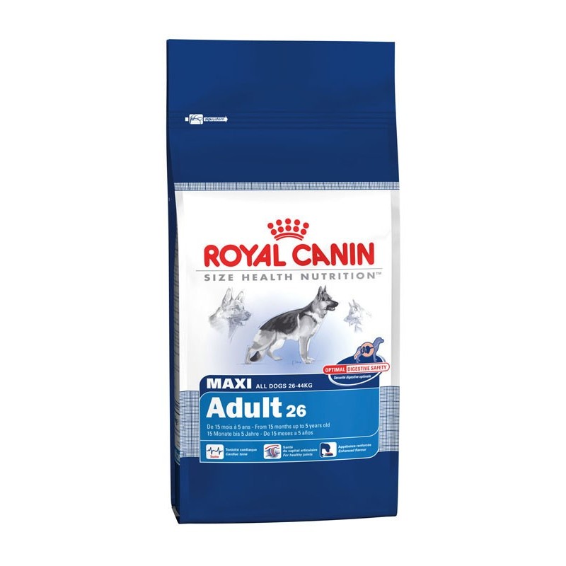 Croquettes Royal Canin pour chien adulte de grande taille - 15kg