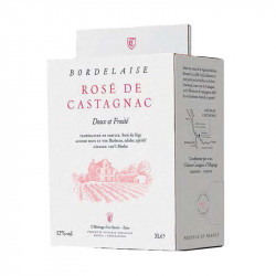 Bordeaux rosé de Castagnac bag in box 5 L - CHATEAU CASTAGNAC 