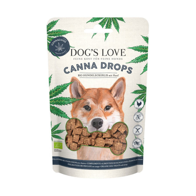 Canna Canis bio chien - volaille et chanvre 150g - DOG'S LOVE 
