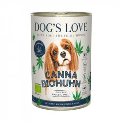 Canna Canis bio chien - poulet et chanvre 400g - DOG'S LOVE 